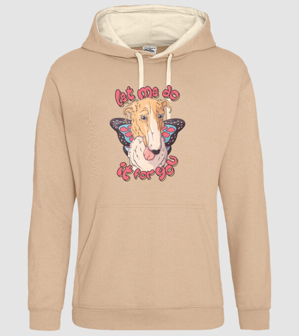 BORZOI let me do it for you fairy model nisipiu pe tricou