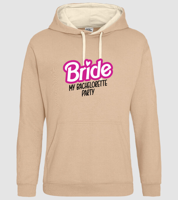 Bride Barbie model nisipiu pe tricou