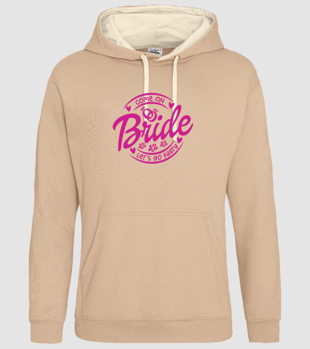 Bride Barbie lets go party model nisipiu pe tricou