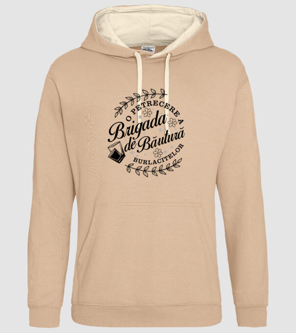 Brigada de băutură model nisipiu pe tricou