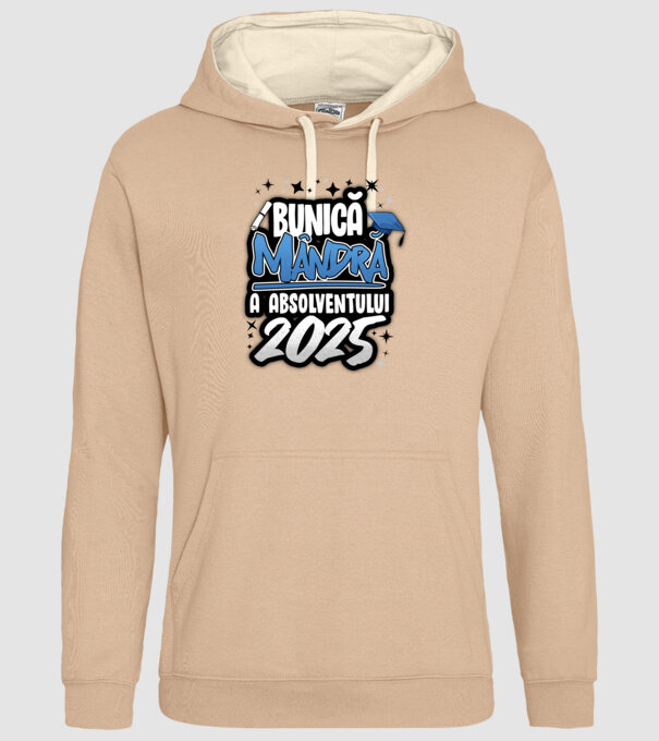 Bunică MÂNDRĂ a absolventului model nisipiu pe tricou