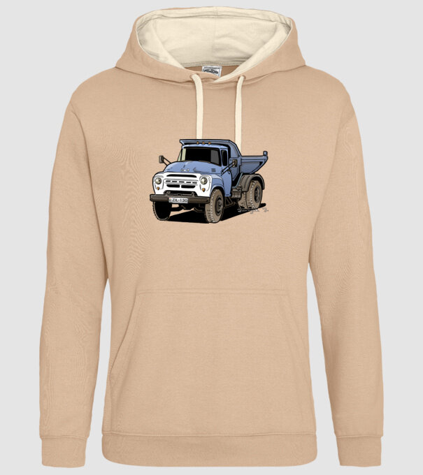 Camioane model nisipiu pe tricou