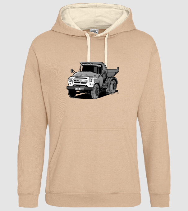 Camioane model nisipiu pe tricou