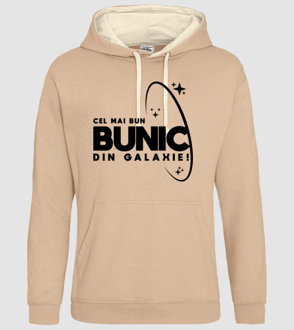Cel mai bun bunic din Galaxie! model nisipiu pe tricou