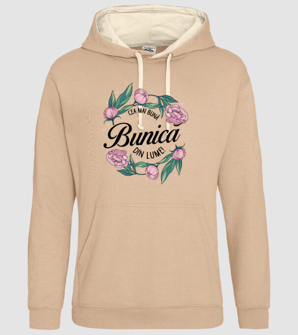 Cea mai bună bunică din lume! model nisipiu pe tricou
