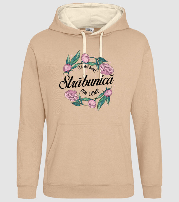 Cea mai bună străbunică din lume! model nisipiu pe tricou