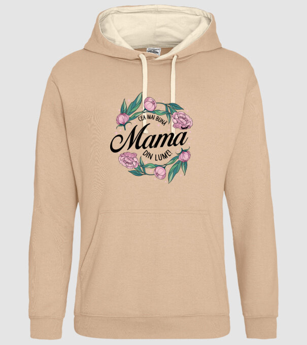 Cea mai bună mamă din lume model nisipiu pe tricou