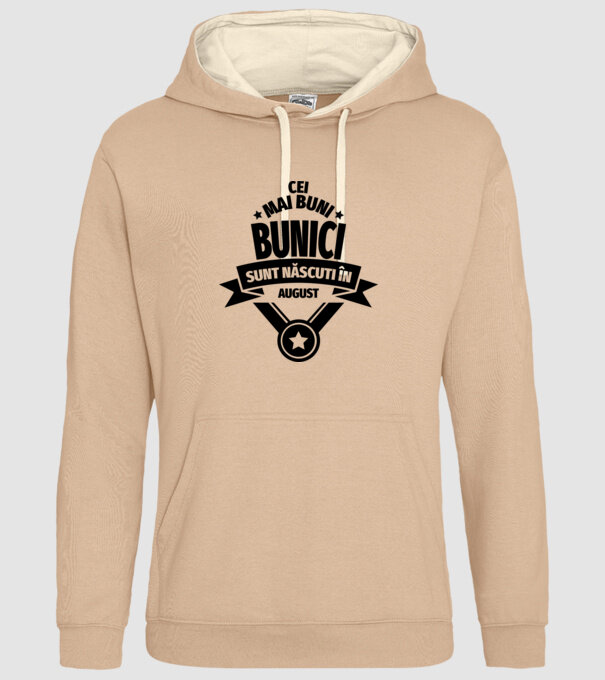 Cei mai buni bunici sunt născuți în august. model nisipiu pe tricou