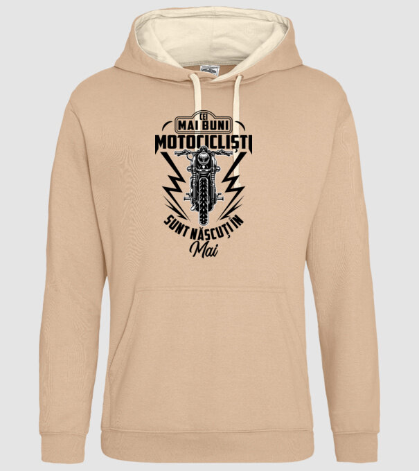 Cei mai buni motocicliști sunt născuți în Mai model nisipiu pe tricou