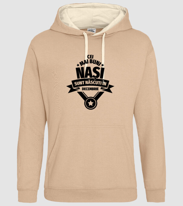 Cei mai buni nași sunt născuți în decembrie. model nisipiu pe tricou