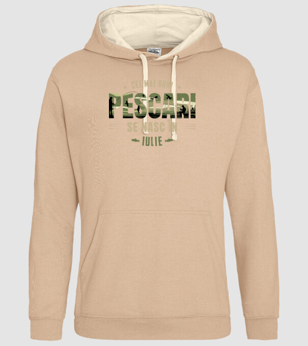 Cei mai buni pescari se nasc în iulie model nisipiu pe tricou