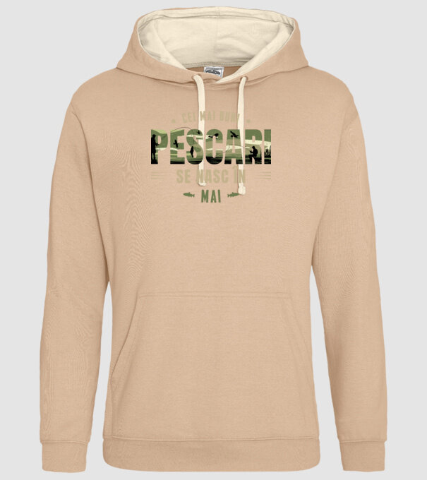 Cei mai buni pescari se nasc în mai model nisipiu pe tricou