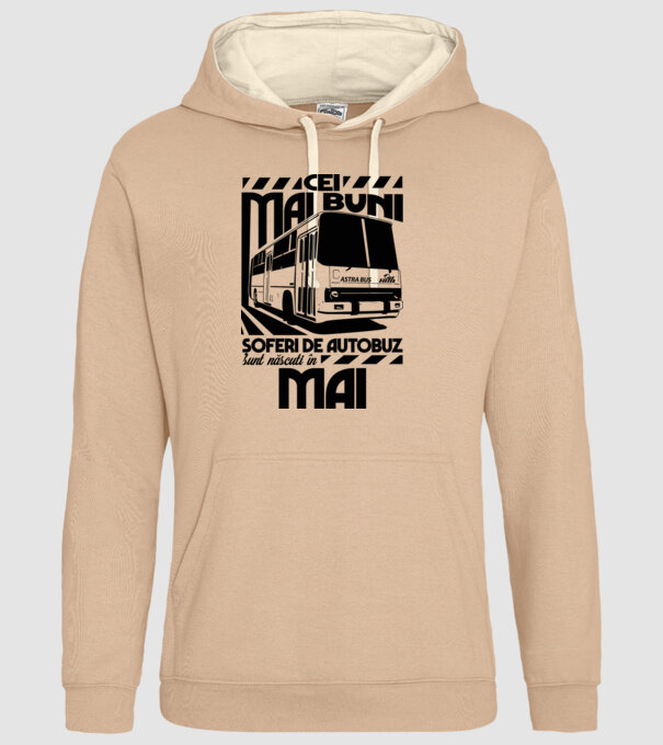 Cei mai buni șoferi de autobuz sunt născuți în Mai model nisipiu pe tricou