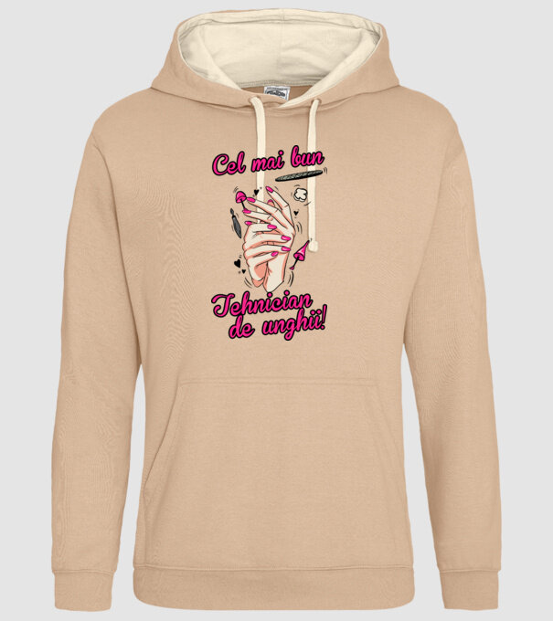 Cel mai bun tehnician de unghii model nisipiu pe tricou