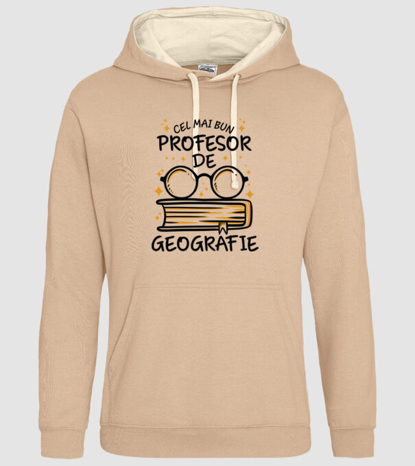 Cel mai profesor geografie model nisipiu pe tricou