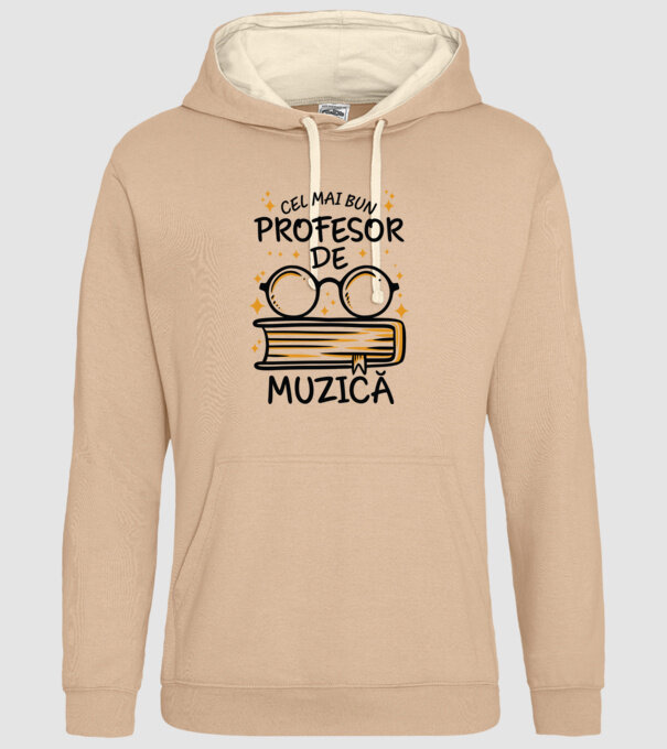 Cel mai profesor muzică model nisipiu pe tricou