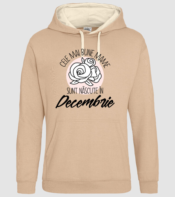Cele mai bune mame sunt născute în Decembrie model nisipiu pe tricou