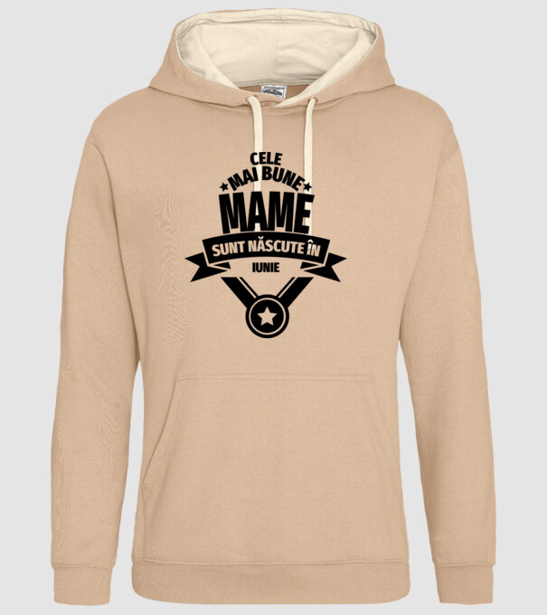 Cele mai bune mame sunt născute în iunie. model nisipiu pe tricou