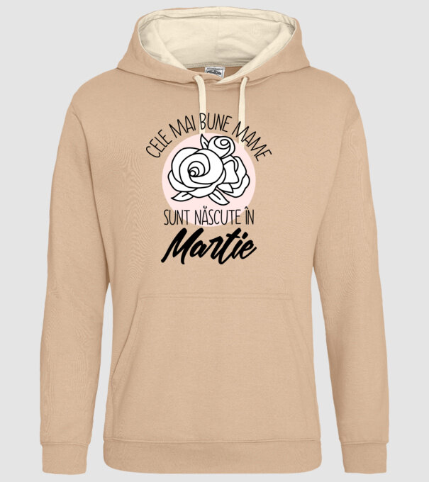 Cele mai bune mame sunt născute în Martie model nisipiu pe tricou