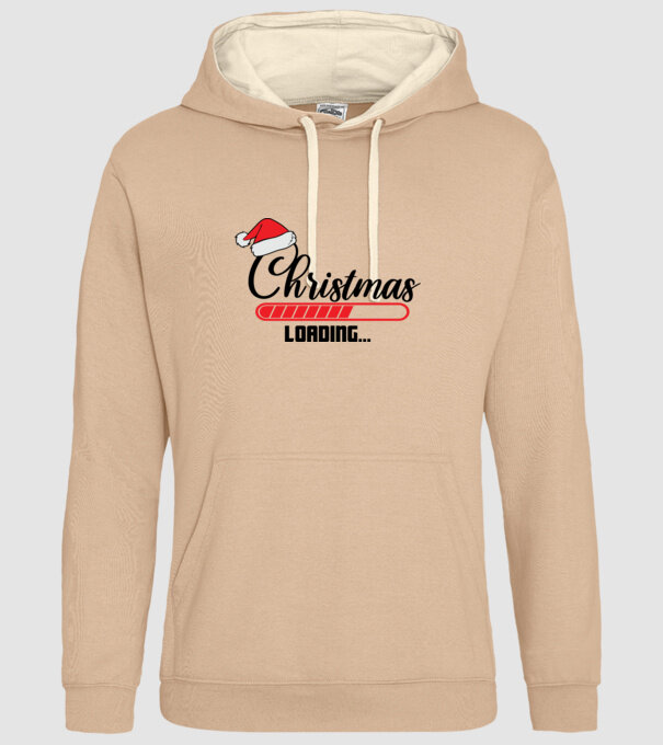 Christmas is loading model nisipiu pe tricou