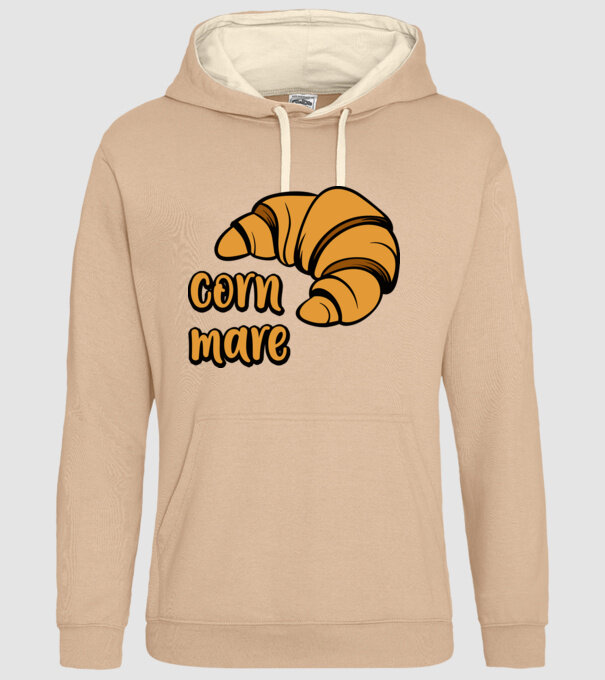 corn mare model nisipiu pe tricou