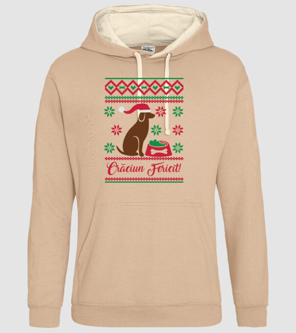 crăciun fericit model nisipiu pe tricou