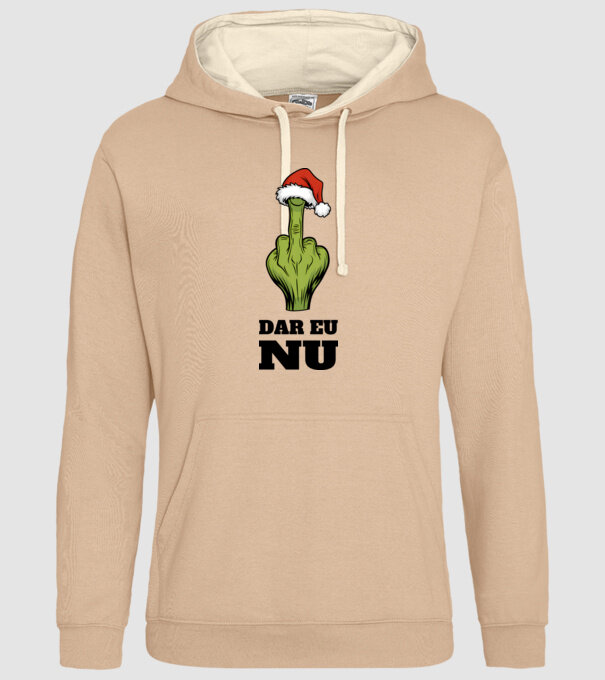 Dar eu NU alb model nisipiu pe tricou