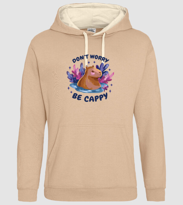 Don't worry be Cappy - capibară model nisipiu pe tricou