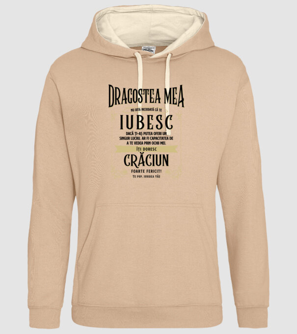 Dragostea mea model nisipiu pe tricou