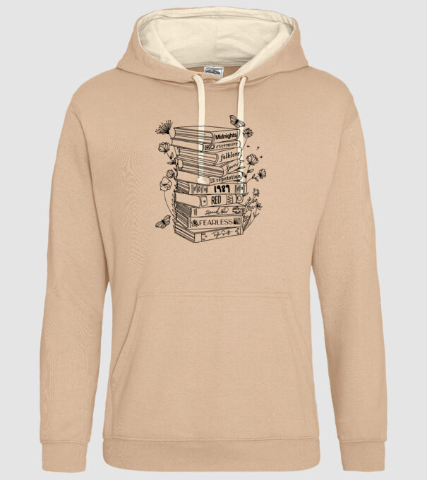 Eras tour books model nisipiu pe tricou