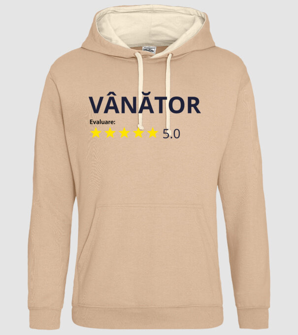 evaluare: vânător de 5 stele model nisipiu pe tricou