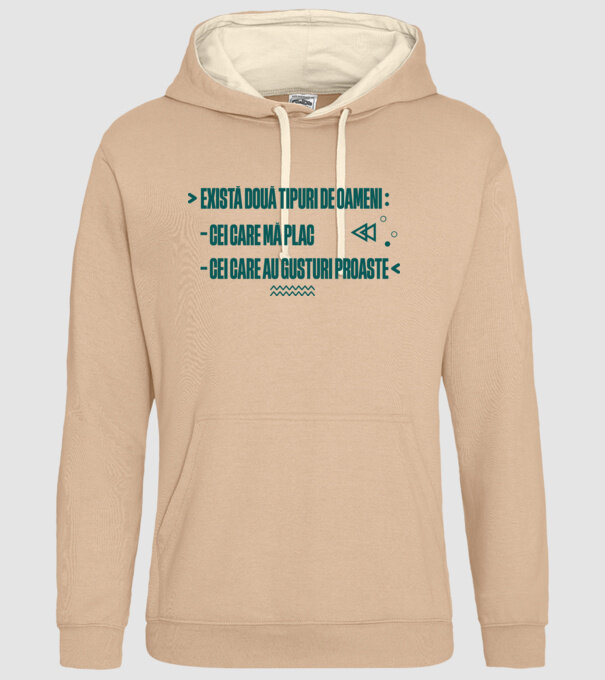 există două tipuri de oameni, cei care mă plac / cei care au gusturi proaste model nisipiu pe tricou
