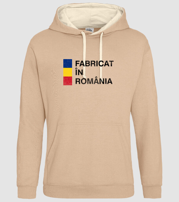 Fabricat în România model nisipiu pe tricou