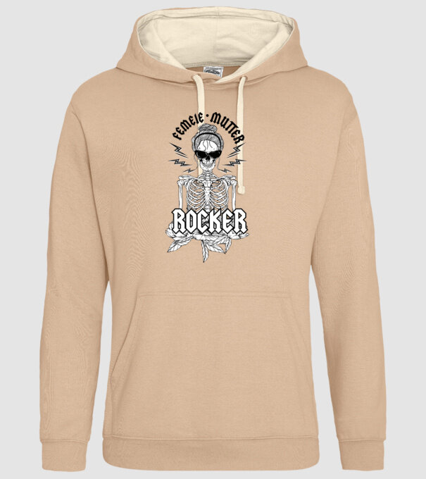 femeie - mutter - rocker model nisipiu pe tricou