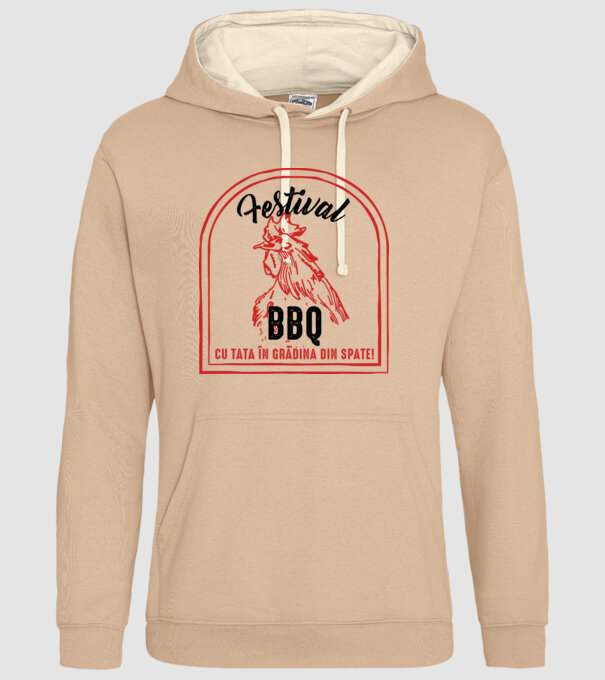 Festival BBQ - cu tata în grădina din spate! model nisipiu pe tricou