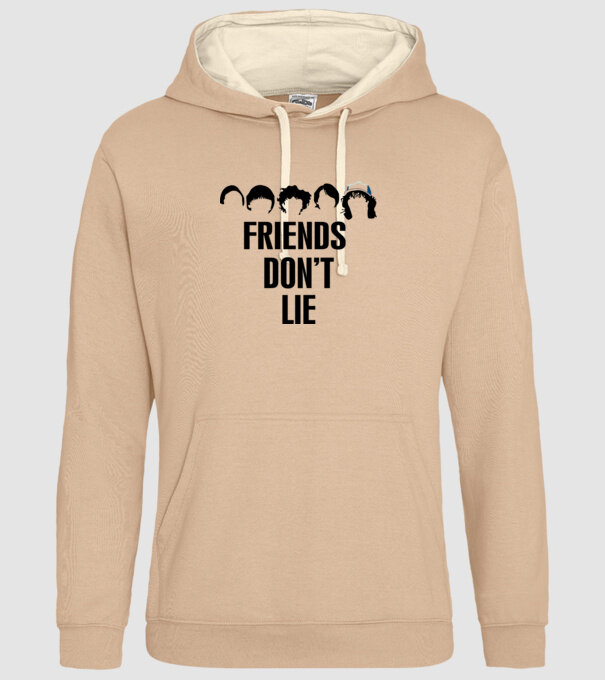 friends dont lie stranger things model nisipiu pe tricou