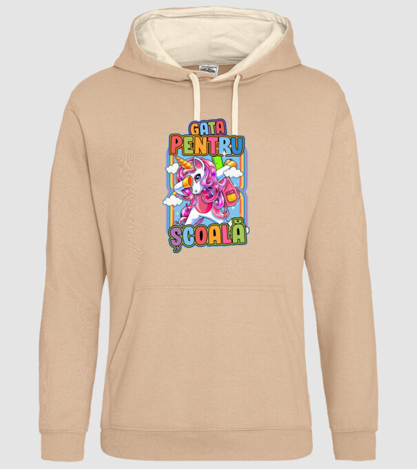 Gata pentru școală D1947707 model nisipiu pe tricou