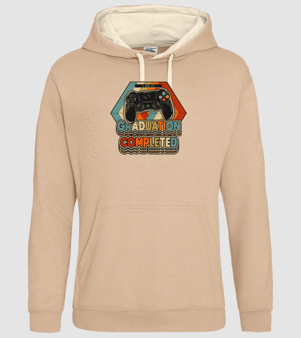 Graduation Completed model nisipiu pe tricou