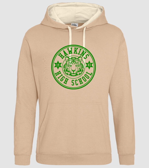hawkins high school model nisipiu pe tricou