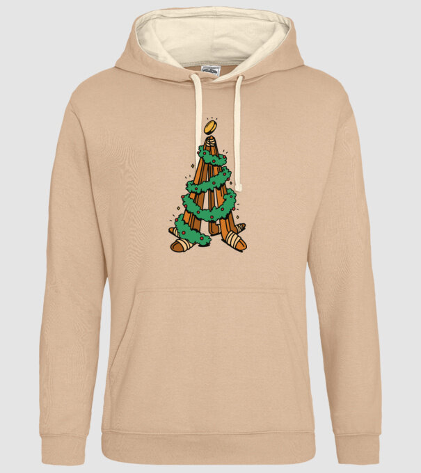 Hockey tree model nisipiu pe tricou