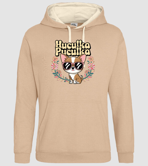 Huculka Puculka câine 1 model nisipiu pe tricou