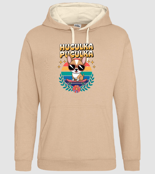 Huculka Puculka Câine 2 model nisipiu pe tricou