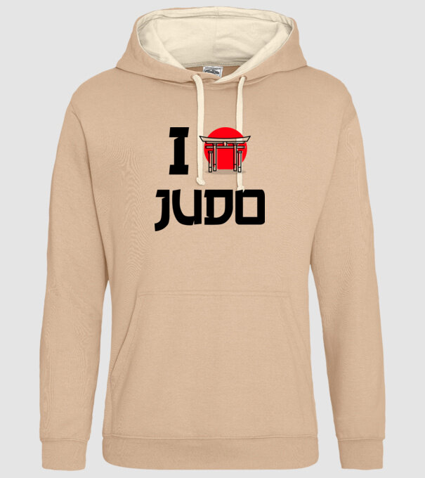 I love Judo model nisipiu pe tricou