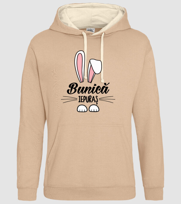 iepuraș bunică model nisipiu pe tricou
