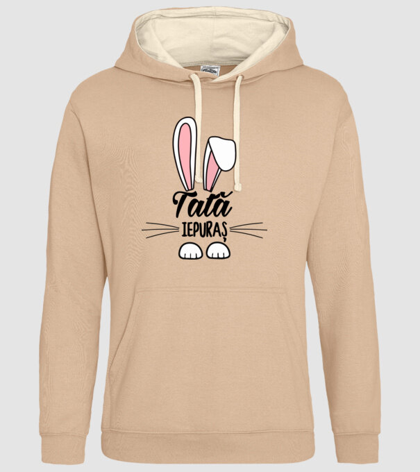 iepuraș tată model nisipiu pe tricou