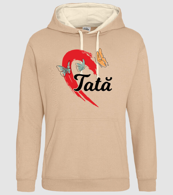 Tată model nisipiu pe tricou