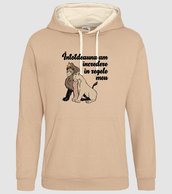 Întotdeauna am încredere în regele meu model nisipiu pe tricou