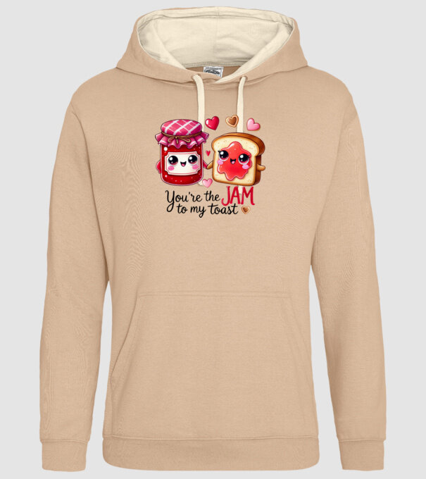 Jam to my Toast model nisipiu pe tricou