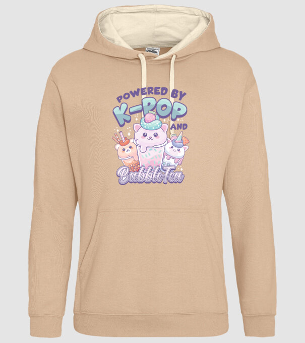 K-POP BUBBLE TEA model nisipiu pe tricou