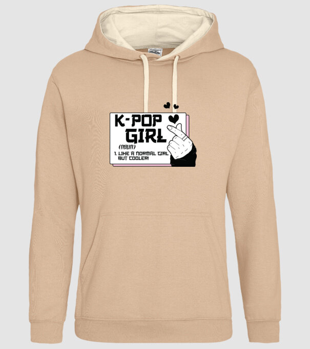 K-POP FANGIRL model nisipiu pe tricou